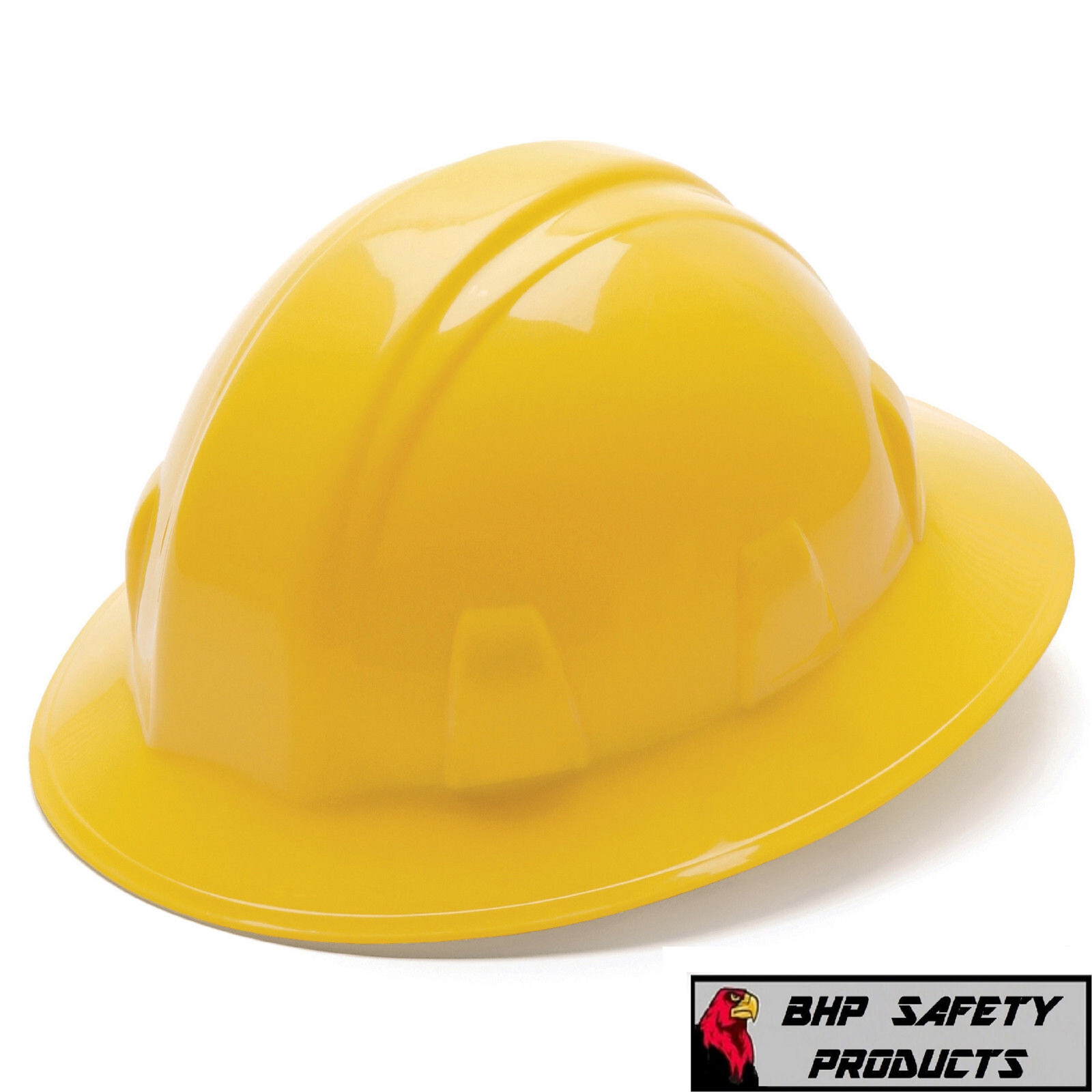 HARD HAT FULL BRIM PYRAMEX 4 POINT RATCHET SUSPENSION CONSTRUCTION SAFETY ANSI