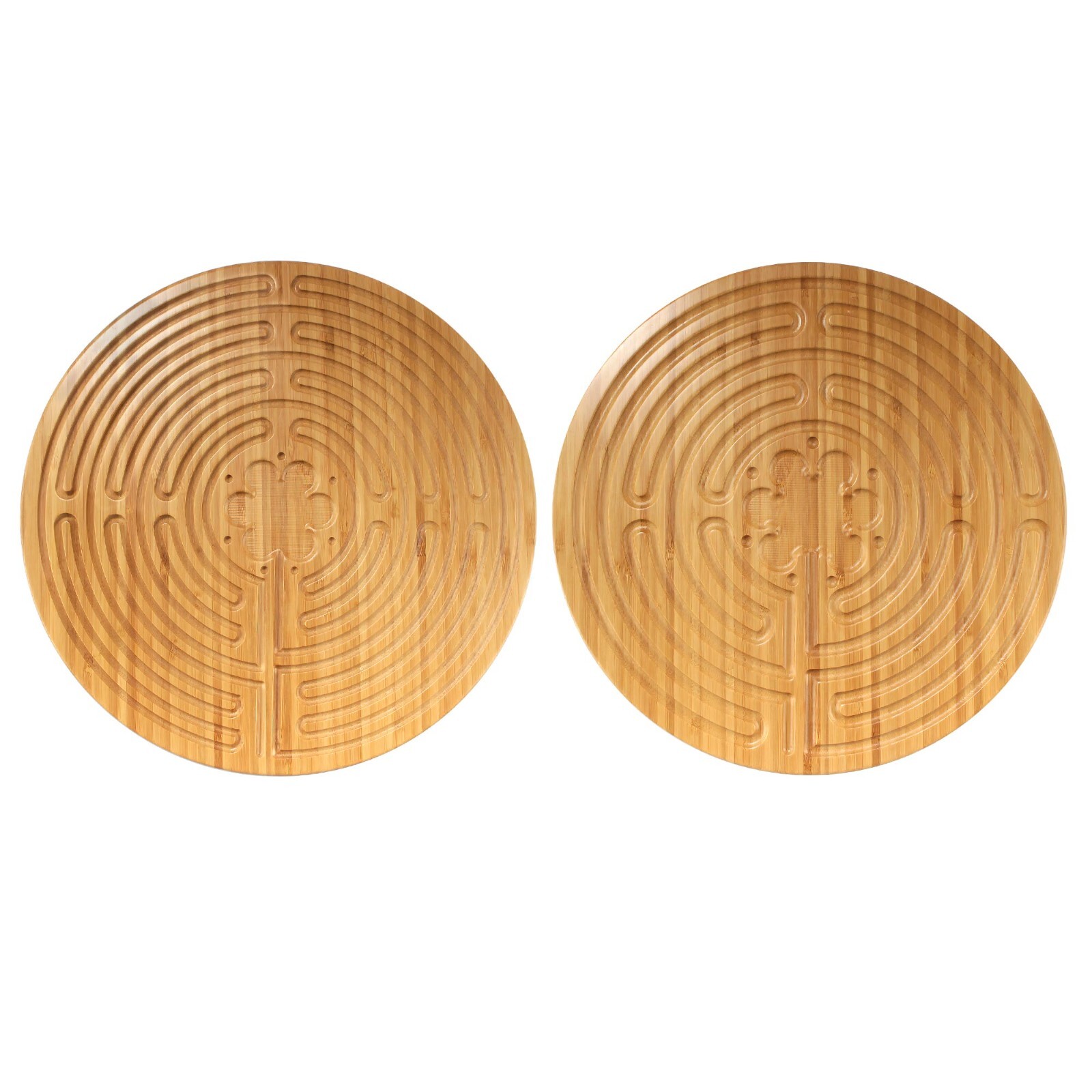 Double Sided Finger Maze Labyrinth for Meditation Prayer Chartres Style 12.5"