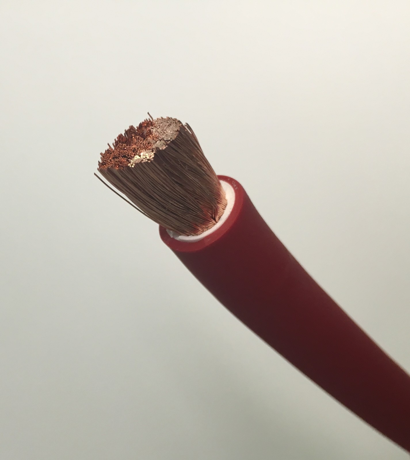 1/0 AWG 0 Gauge Battery Cable Red By the Foot OFC Copper Power Wire Made in USA