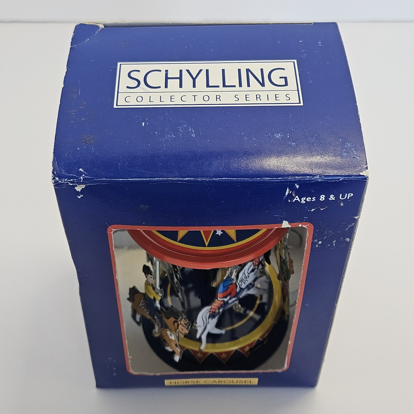 Vintage Schylling Horse Pull & Spin Carousel Collector Series In Box!