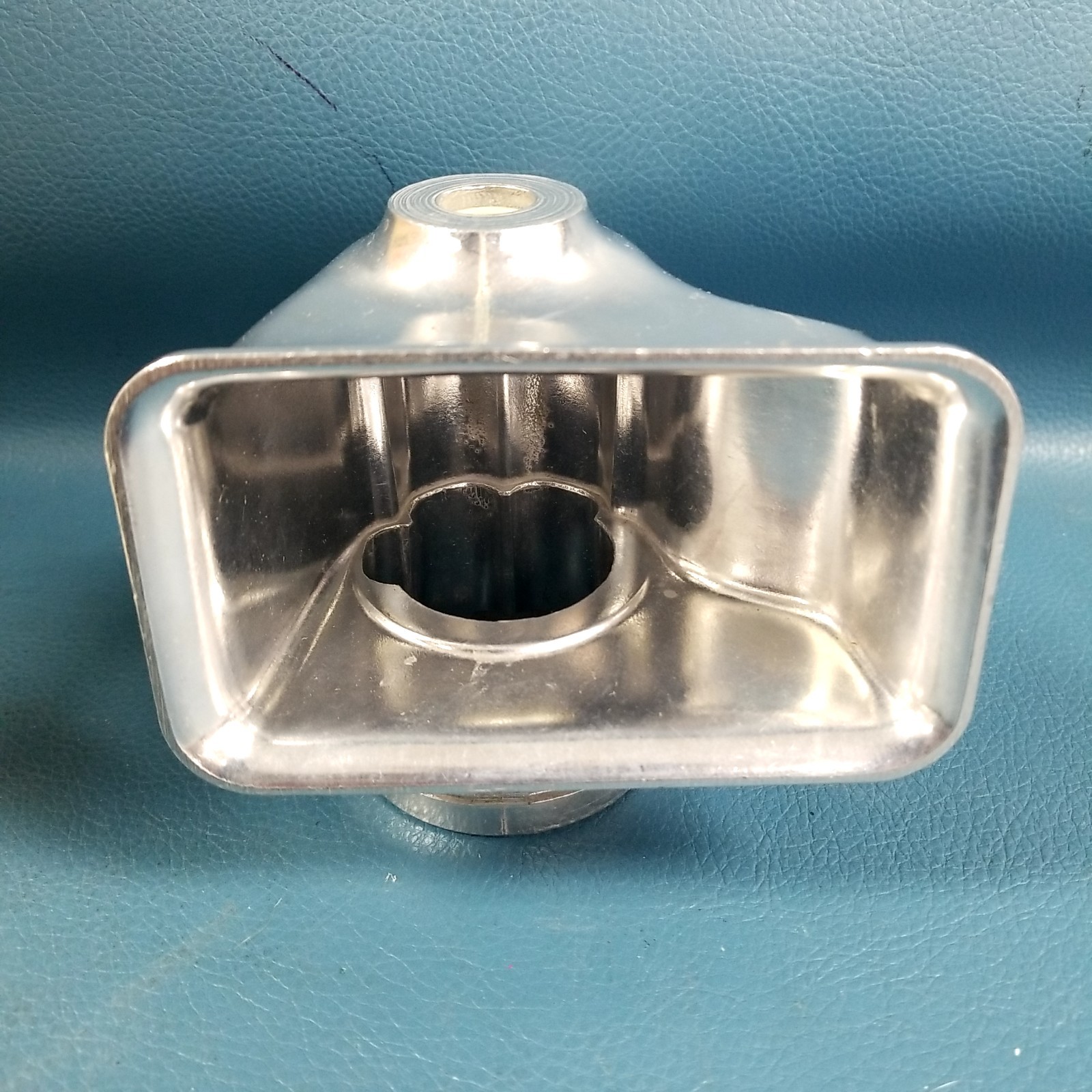 VTG Rival Grind-O-Mat Meat Grinder Food Chopper White #303 w/Box Manual