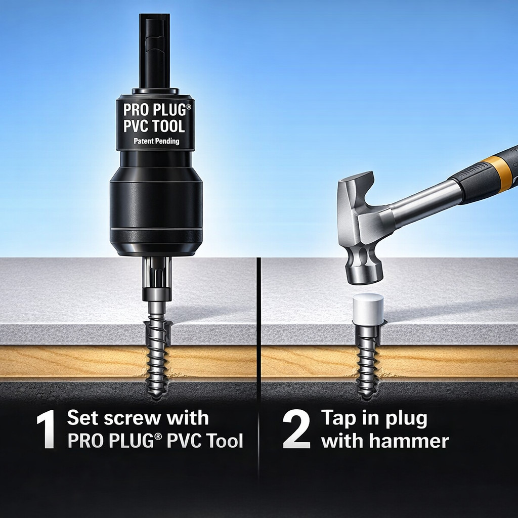 Starborn Pro-Plug Tool for PVC & Composite Decking Screw System