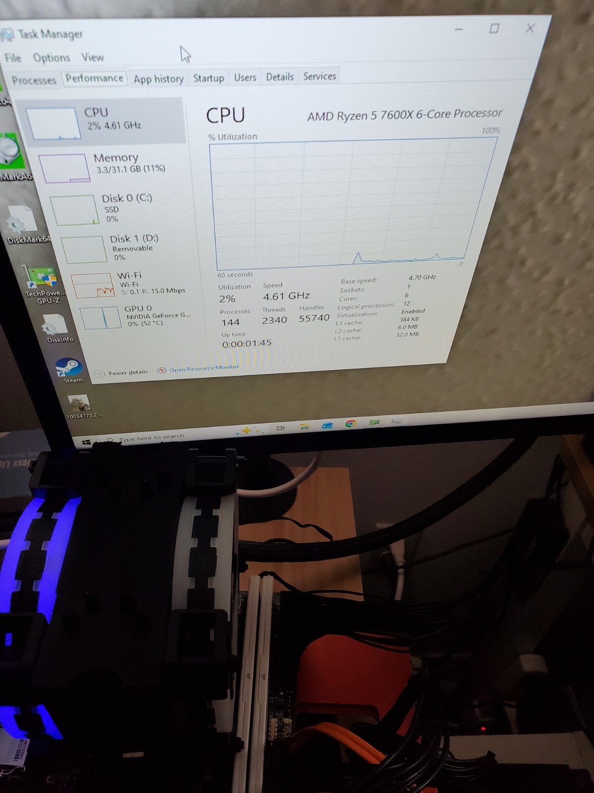 Ryzen 5 7600X + GIGABYTE A620I AX Motherboard Combo Lot