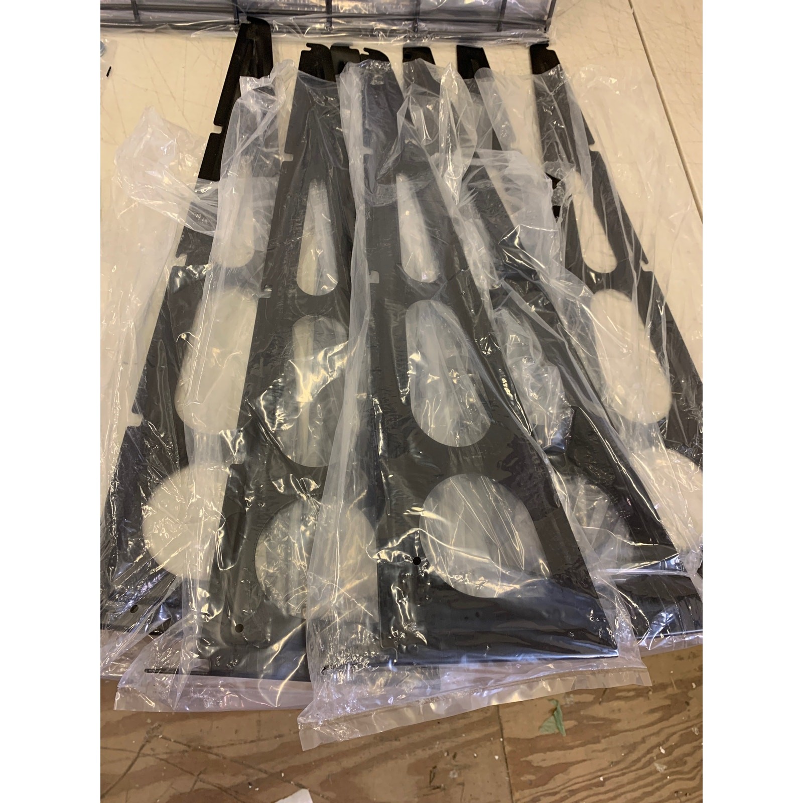 2-Pack FLEXIMOUNTS 2x6ft Garage Shelving Wall Shelf Wall Rack Black WR26B