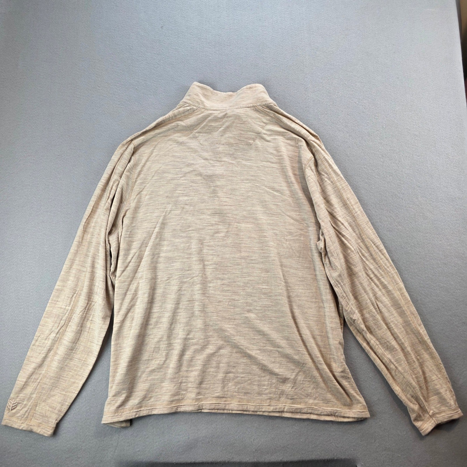 Coolibar XXL Helm Merino SUNTECT Quarter Zip Pullover UPF 50+ Sun Protection