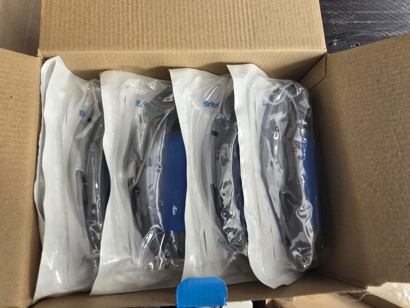 10 Fiber Optic Laryngoscope Handles+Blade Mac 4