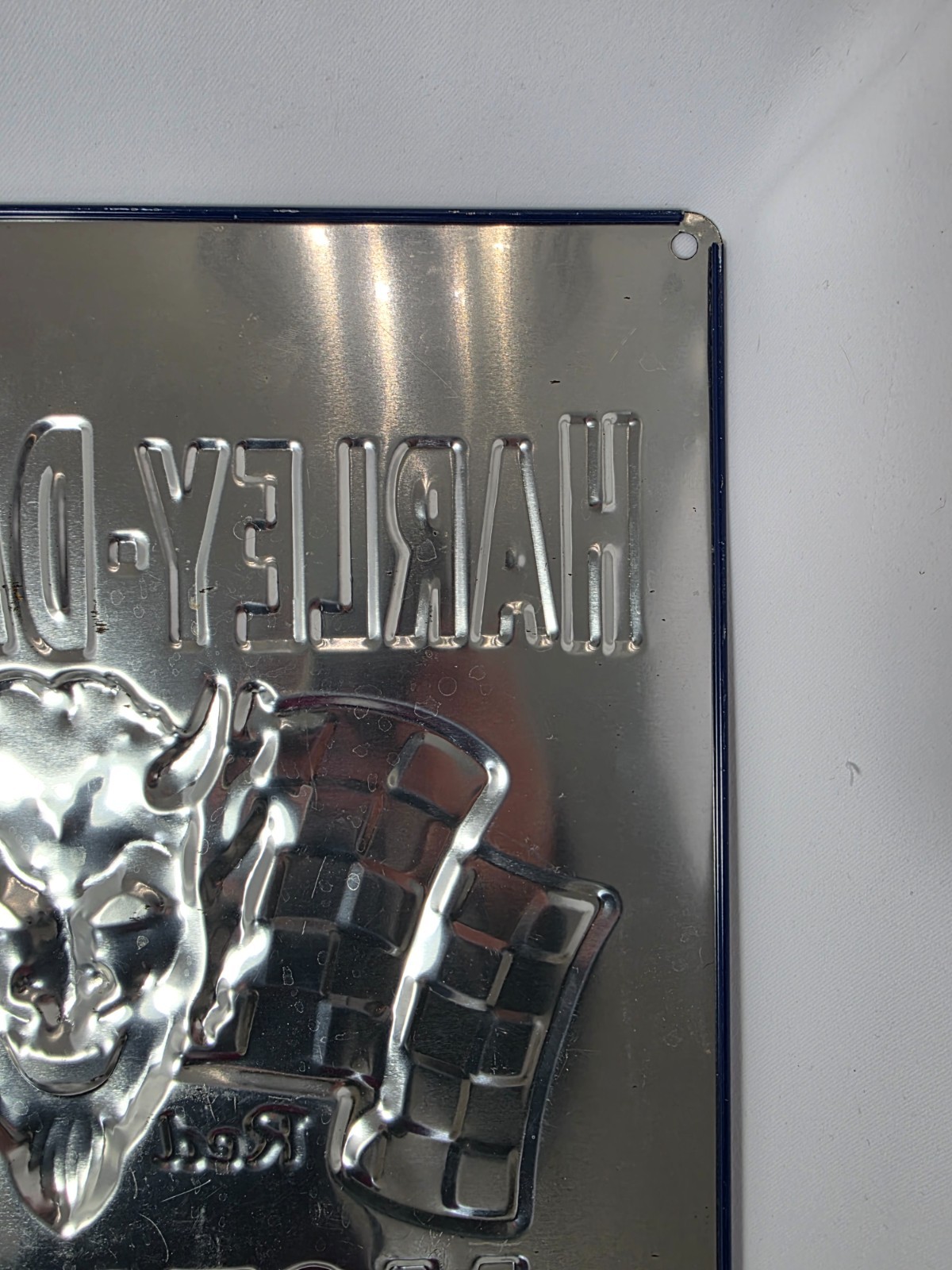 Harley Davidson Red Devil Motor Oil Metal Sign 15" x 13"