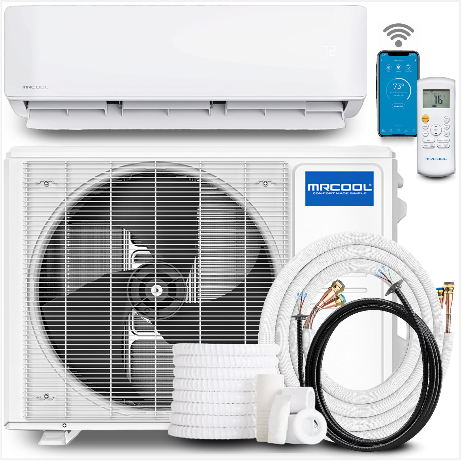 MRCOOL Advantage 24000 BTU Mini Split Heat Pump 230V WiFi 18.7 SEER2 Single-Zone