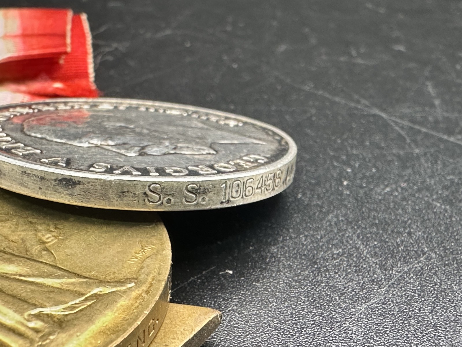 WW1 Star Medal Trio SS.106458 A.E.King STO.1.RN Stoker Royal Navy