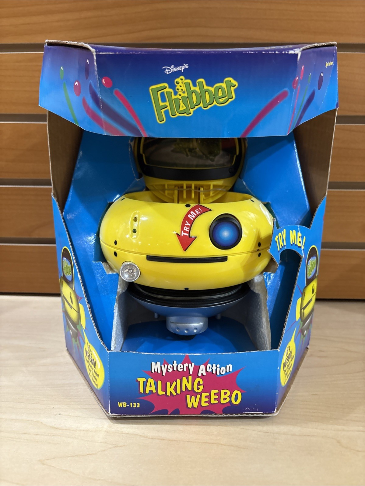 Disney Flubber Talking Weebo Robot Voice Activated Movement & More New