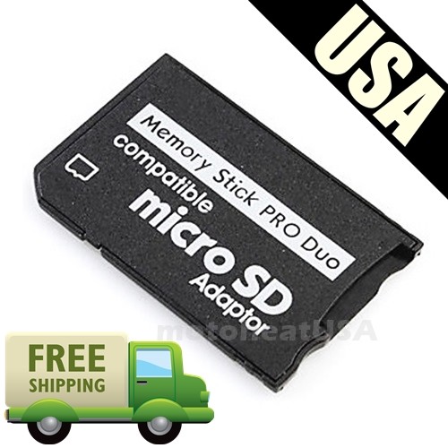PSP Adapter TF To MS Reader Micro SD Adapter Memory Stick MS Pro Duo Converter