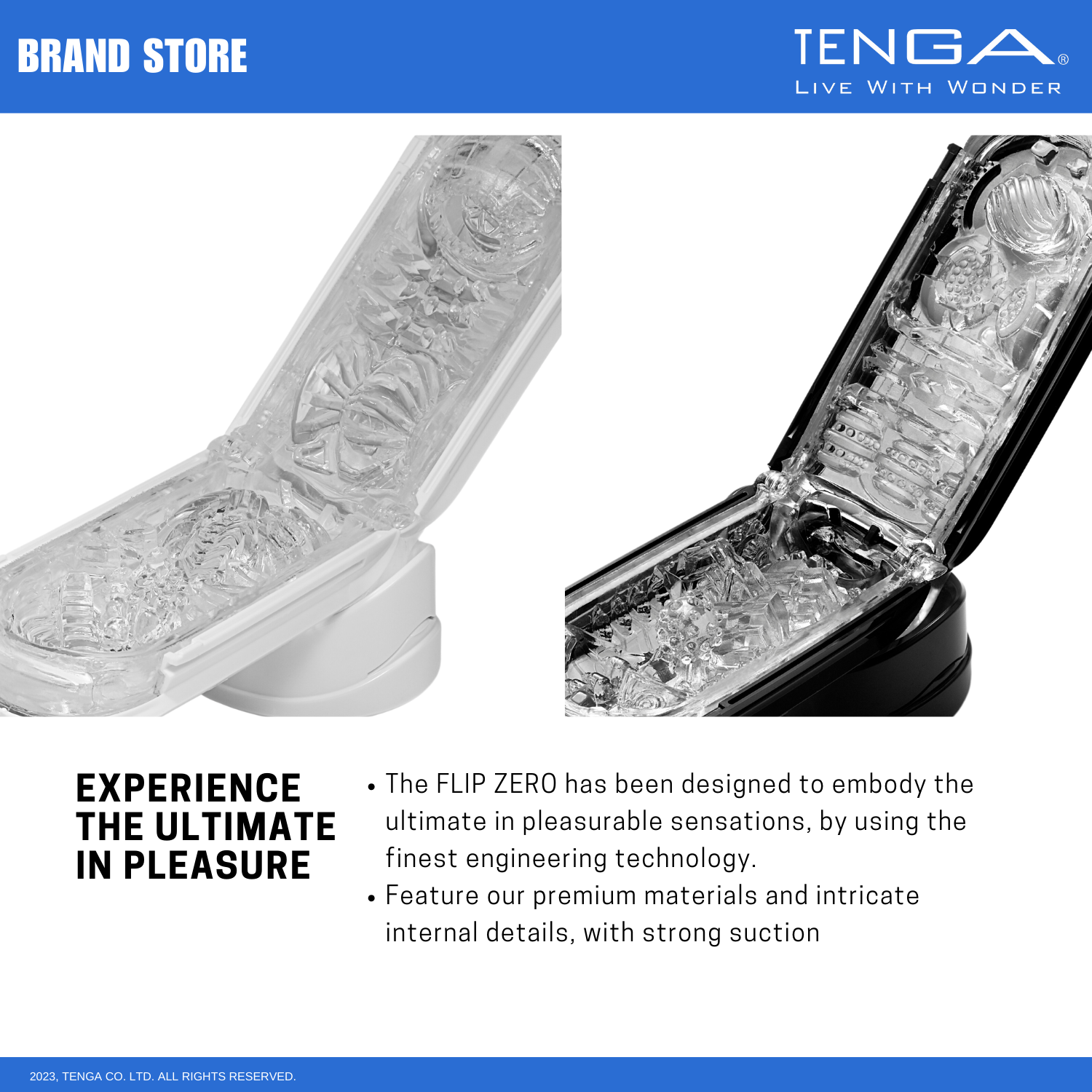 TENGA Flip Zero Male Reusable Masturbator/ Stroker & Lotion Bundle NIB NWT