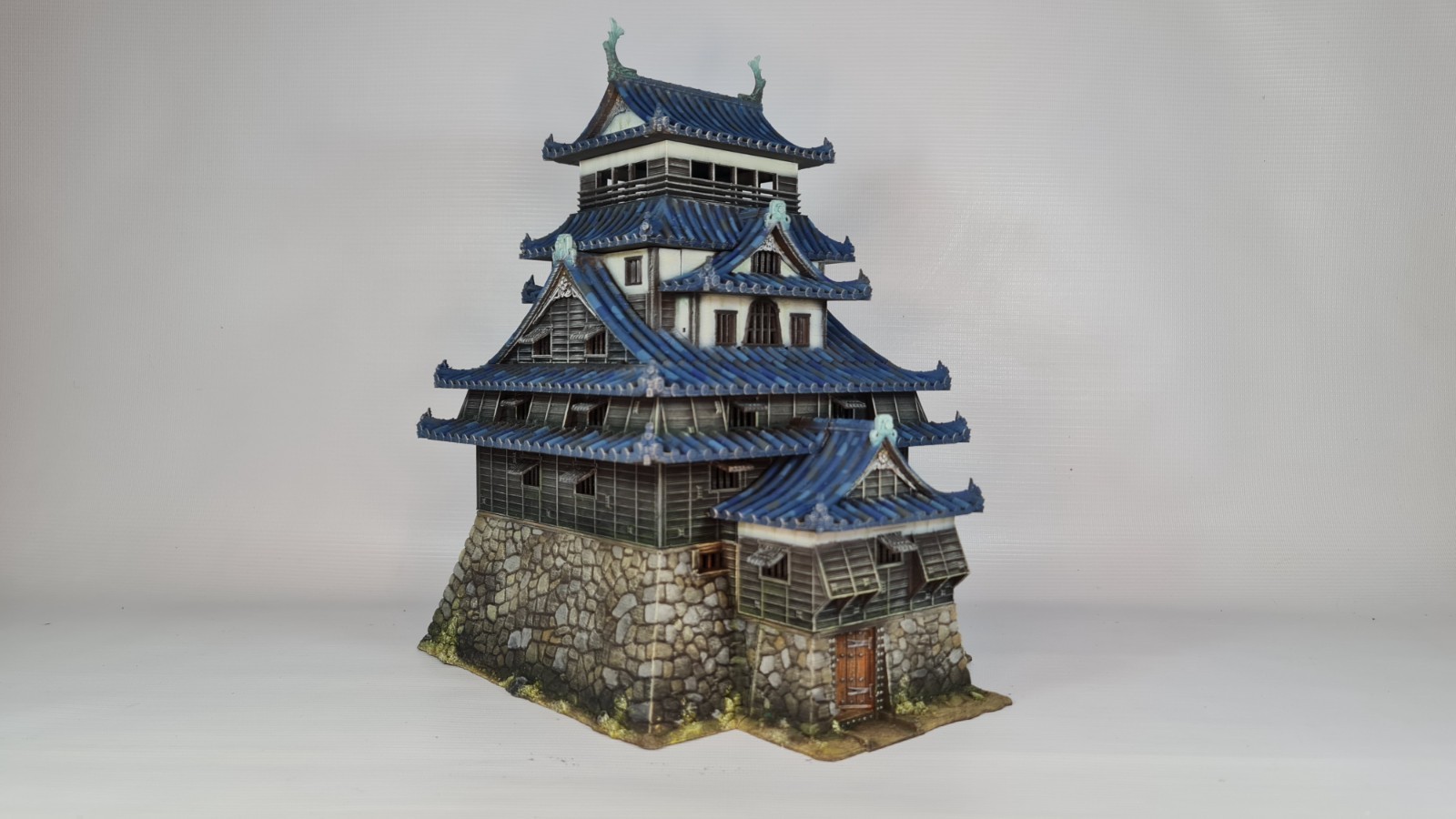 Hatsume 3D Printed Japanese Castle 28mm Miniature for Tabletop RPG