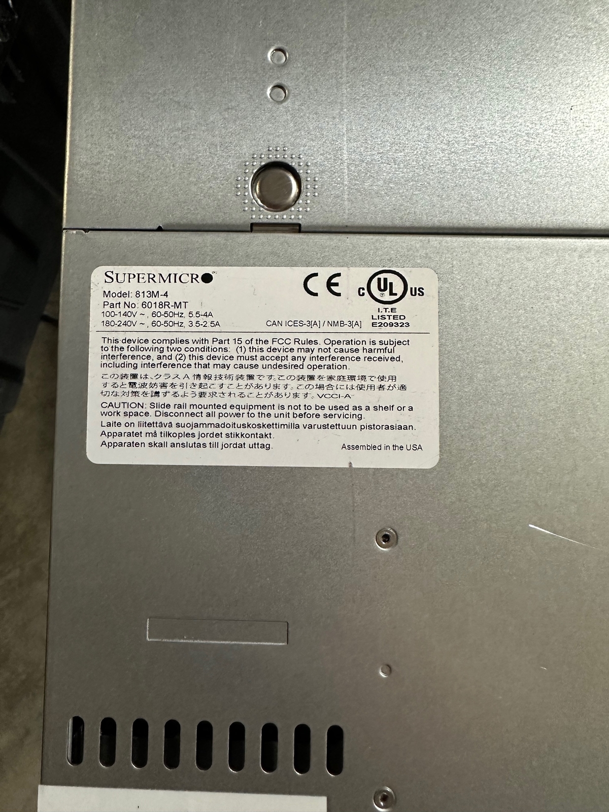 SUPERMICRO 813M-4 Server w/ 4x 4TB HDD WD40EFRX RED NAS 6018R-MT 8x 16GB