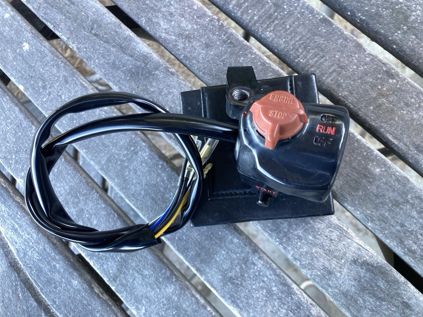 Vintage Honda 1975-1976 CB200T RH Starter and Engine Stop Kill Switch controls