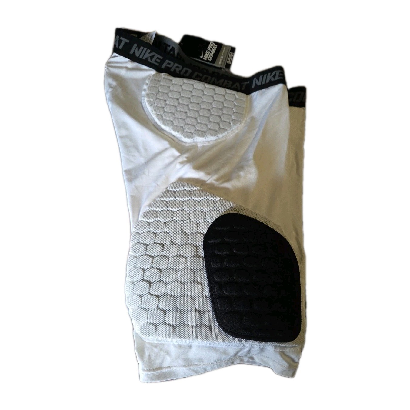NWT! Nike Pro Combat Hyperstrong Series Football Compression Padded Shorts-White
