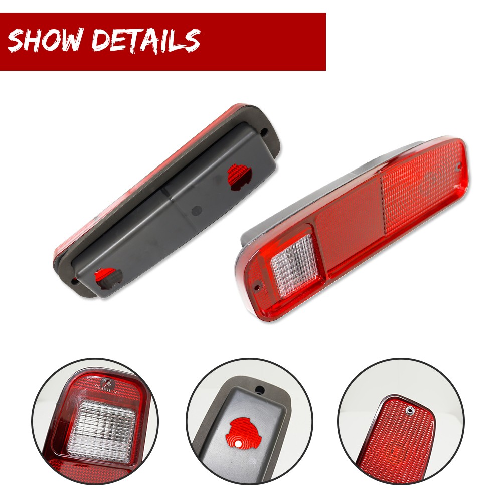 8pcs For FORD F100 F150 F250 E150 Truck 1973-1979 Tail Light Front & Side Marker