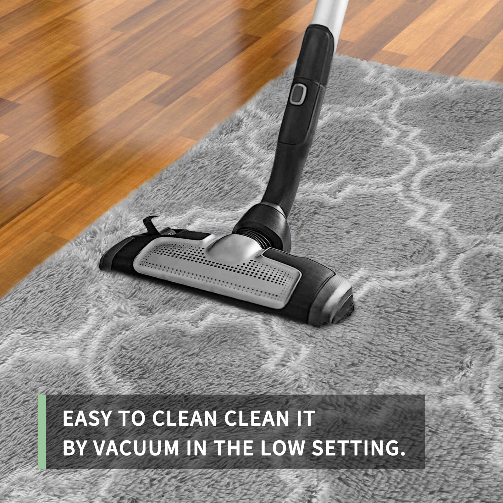 Large Size Shaggy Fluffy Area Rugs Carpets for Living room Bedroom Grey Lantern