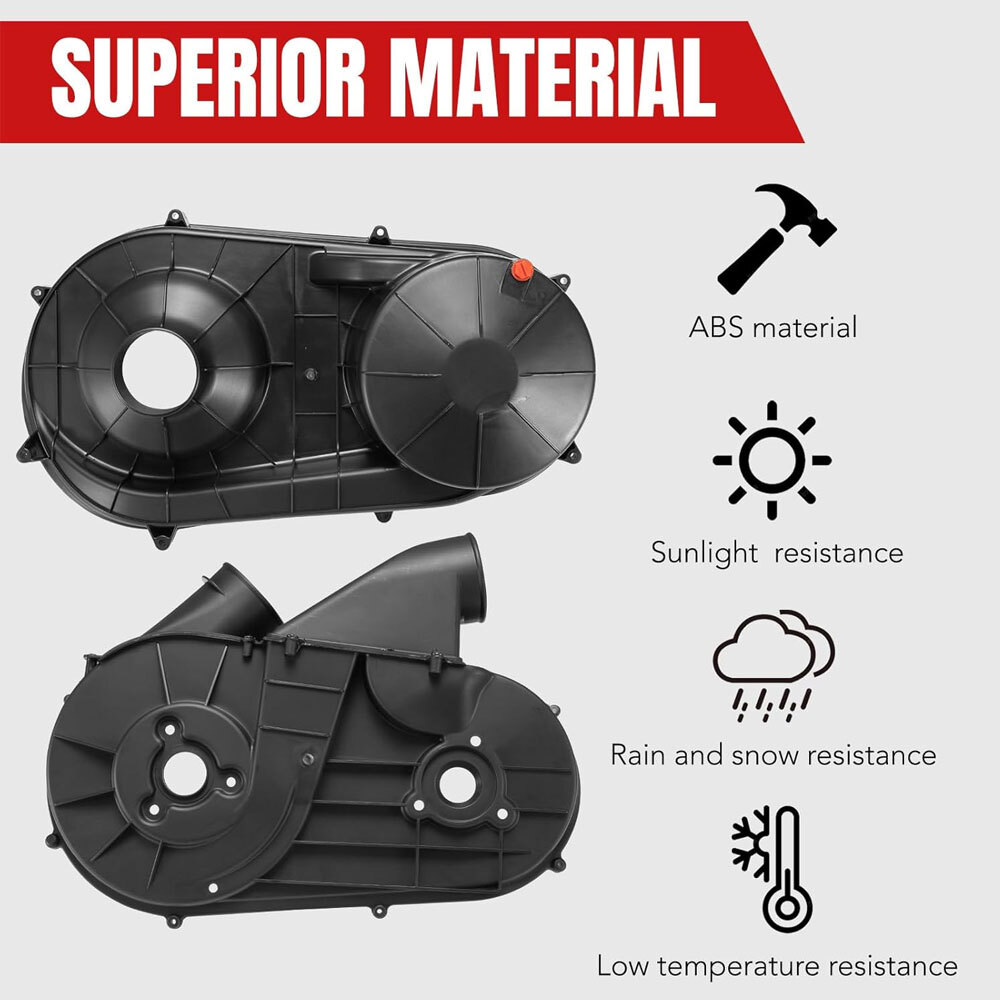 Inner & Outer Clutch Belt Cover For 15-20 POLARIS RZR 1000 XP #2635158 #2635611