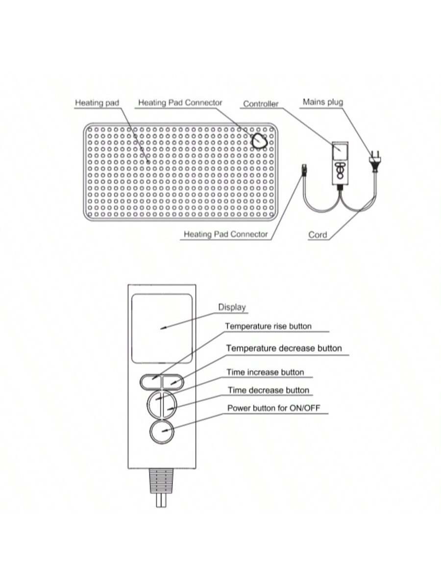 Heating Pad - Electric Heating Pads for Back,Neck, 9 Heat Settings & Moist Heat