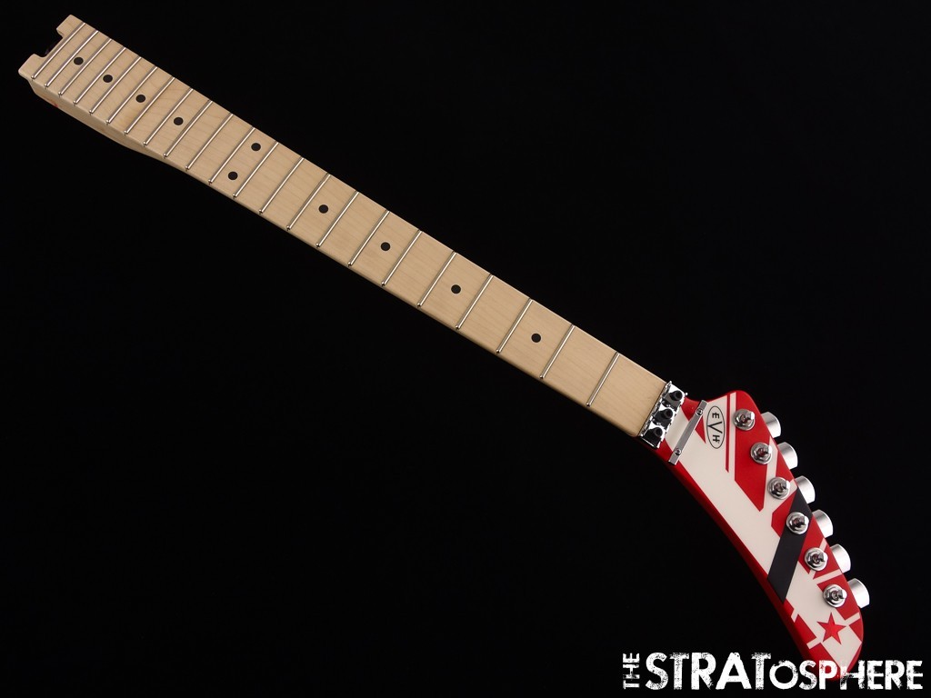 Eddie Van Halen EVH Striped 5150 Series NECK + TUNERS Maple Compound.