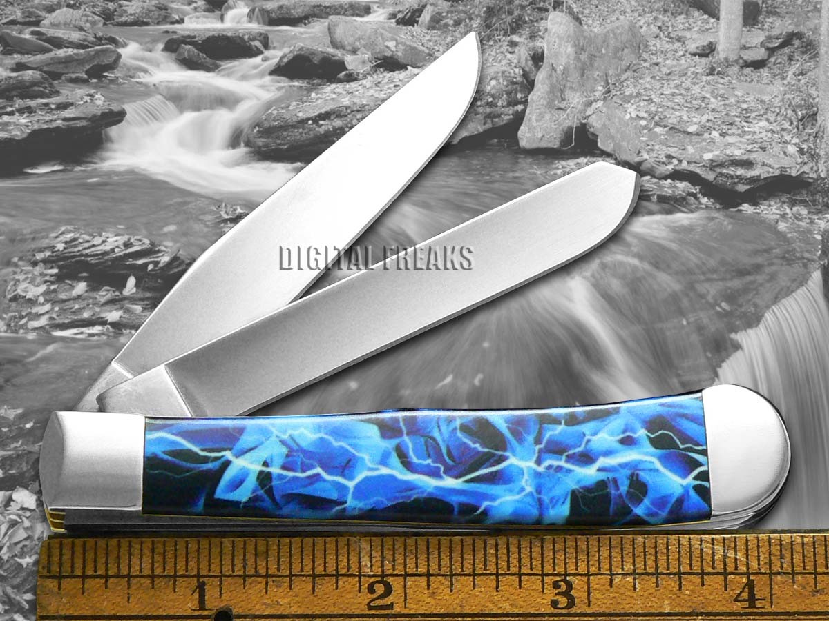 Case xx Knives Trapper White Lightning 1/300 64239 Pocket Knife Stainless