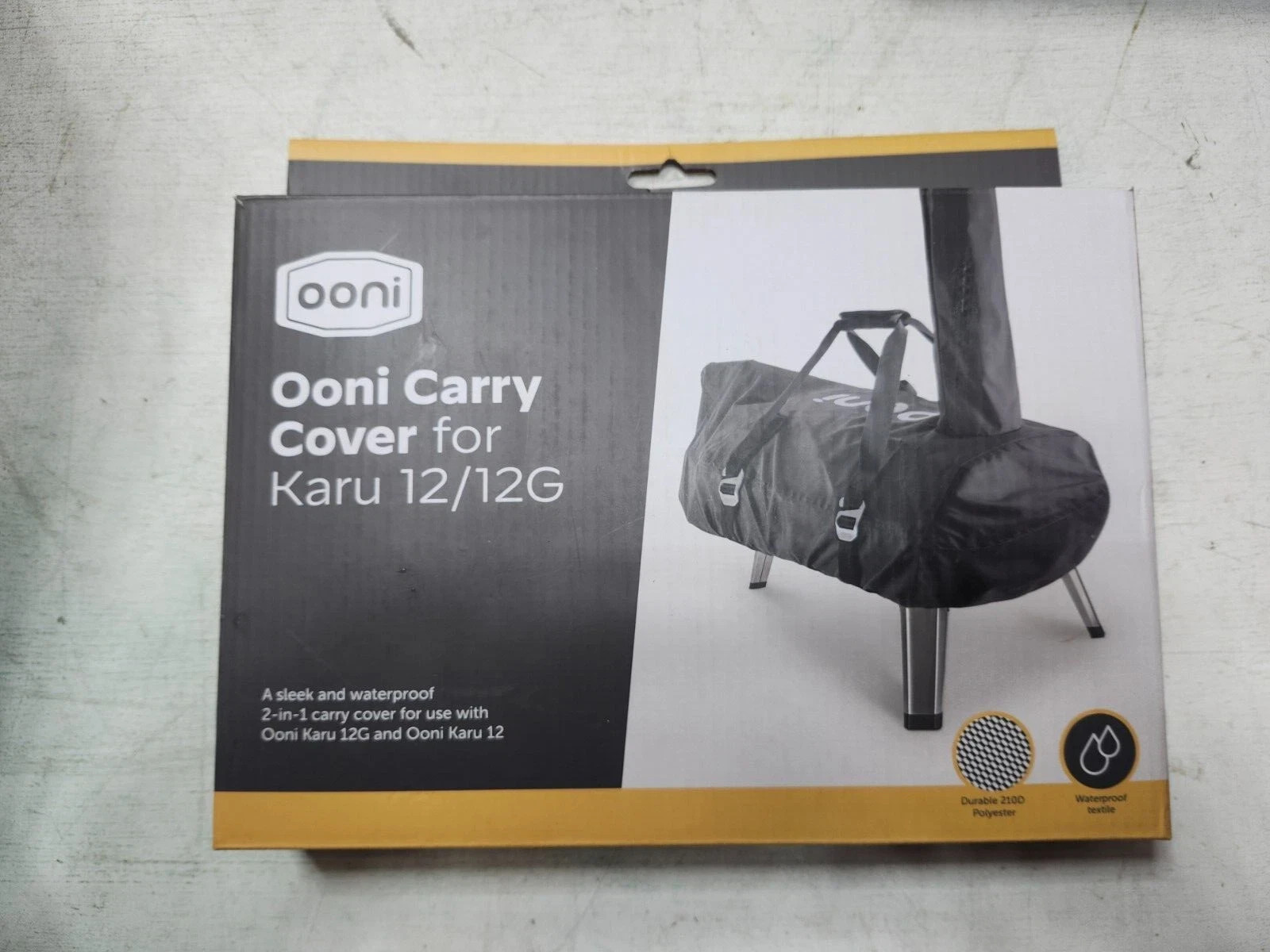 Ooni Karu Black Grill Cover/Carry Bag For Karu 12 / 12G