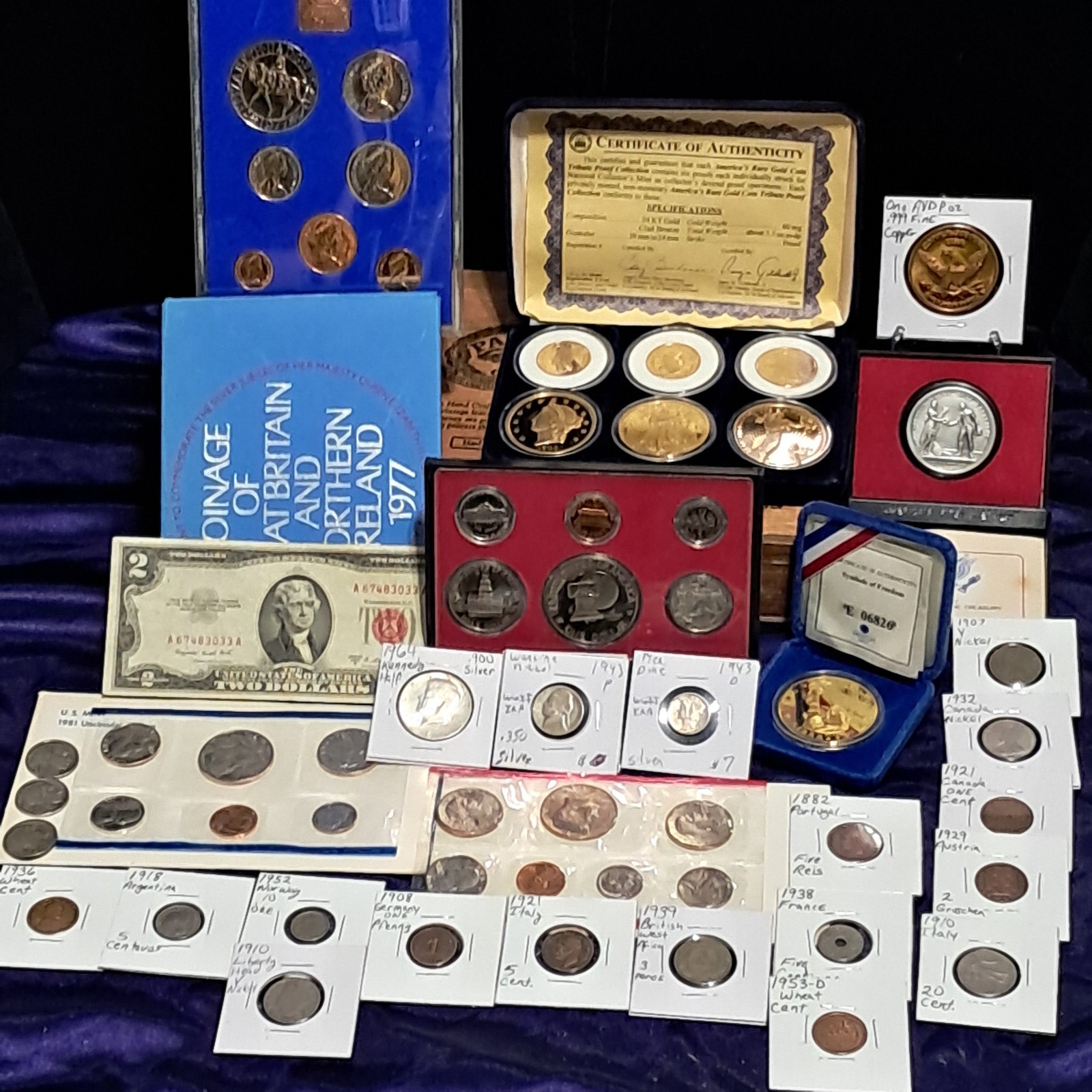 Estate Sale Junk Drawer Coin Lot Coin Collection U Get All In PICTURES