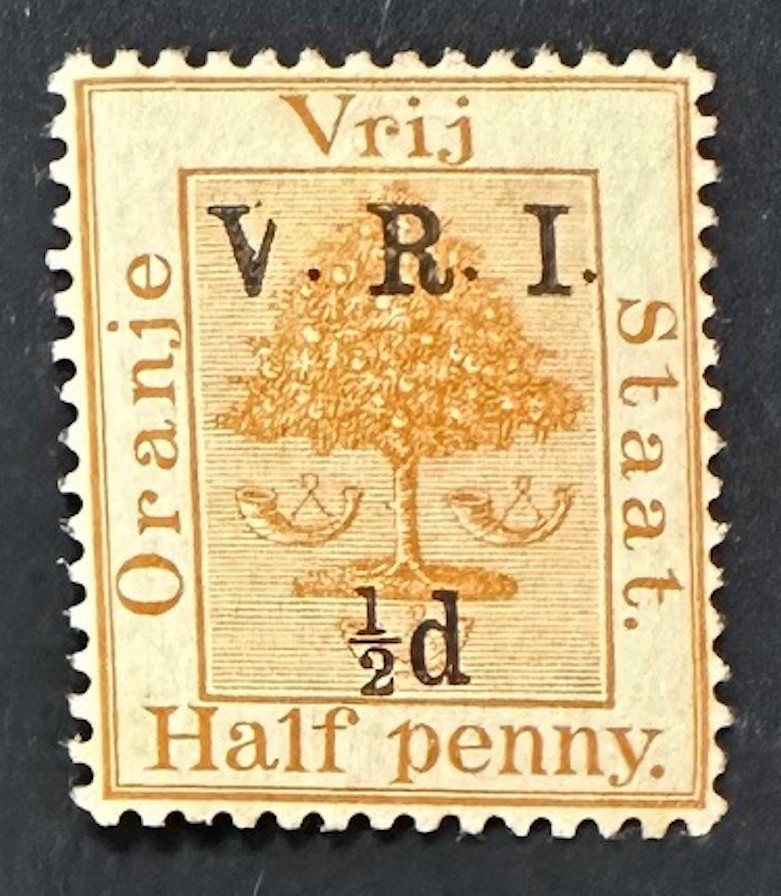 ORANGE RIVER COLONY  44j  Mint  Hinged  Issue  BROKEN V