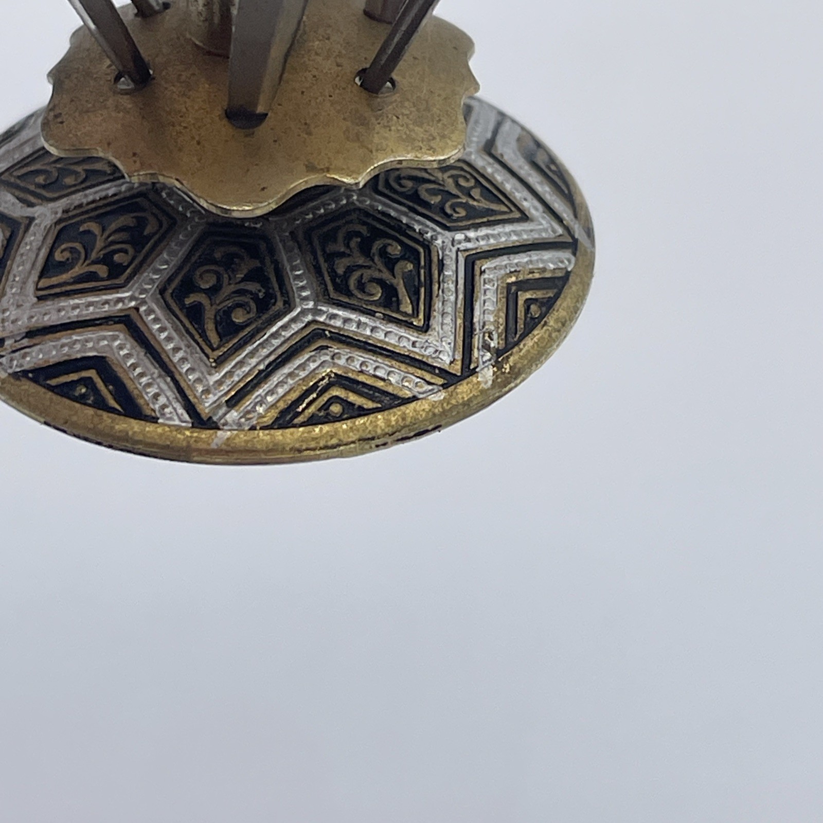 Vintage Toledo 6 Swords Cocktail Toothpick And Stand Extra 1 Sword