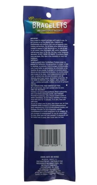 (Pack of 8) Glow Bracelets w/ Connectors Yellow Glow Sticks 8 Inch Last Hours