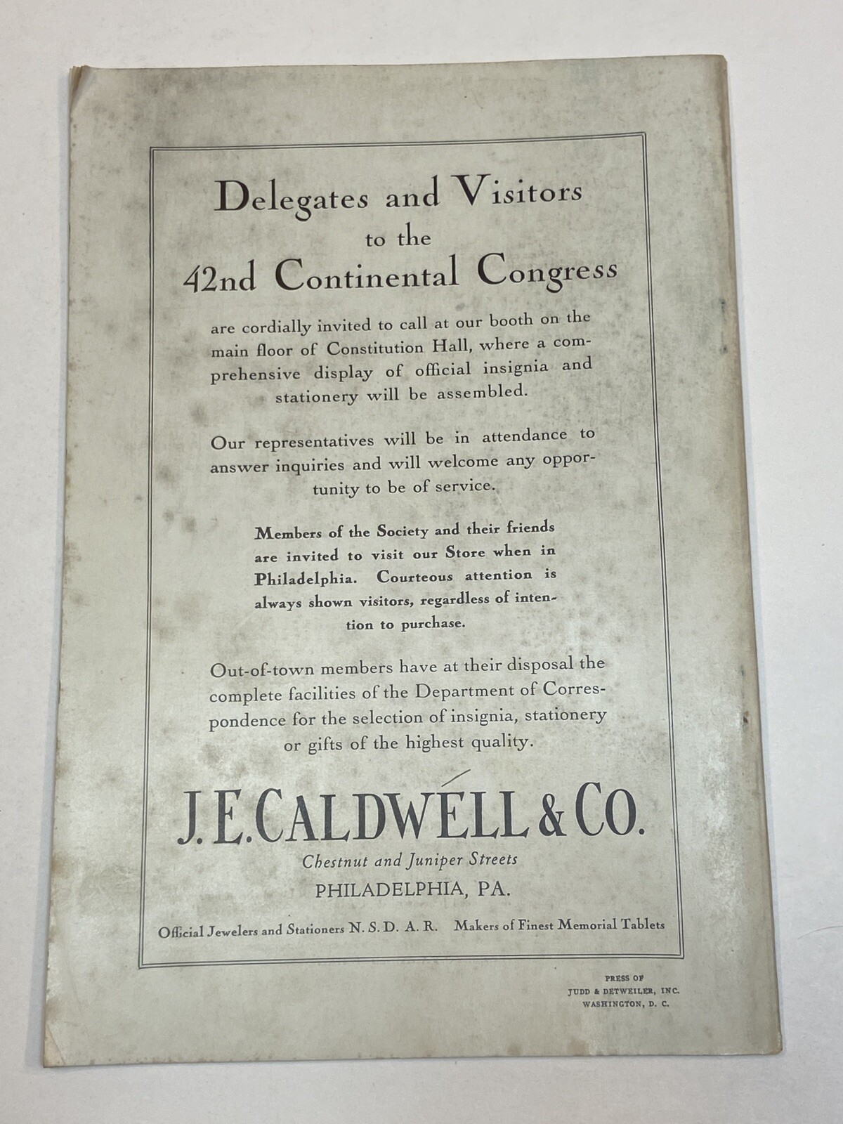 DAR Daughters of the American Revolution Magazine Apr 1933 Postage Stamp England