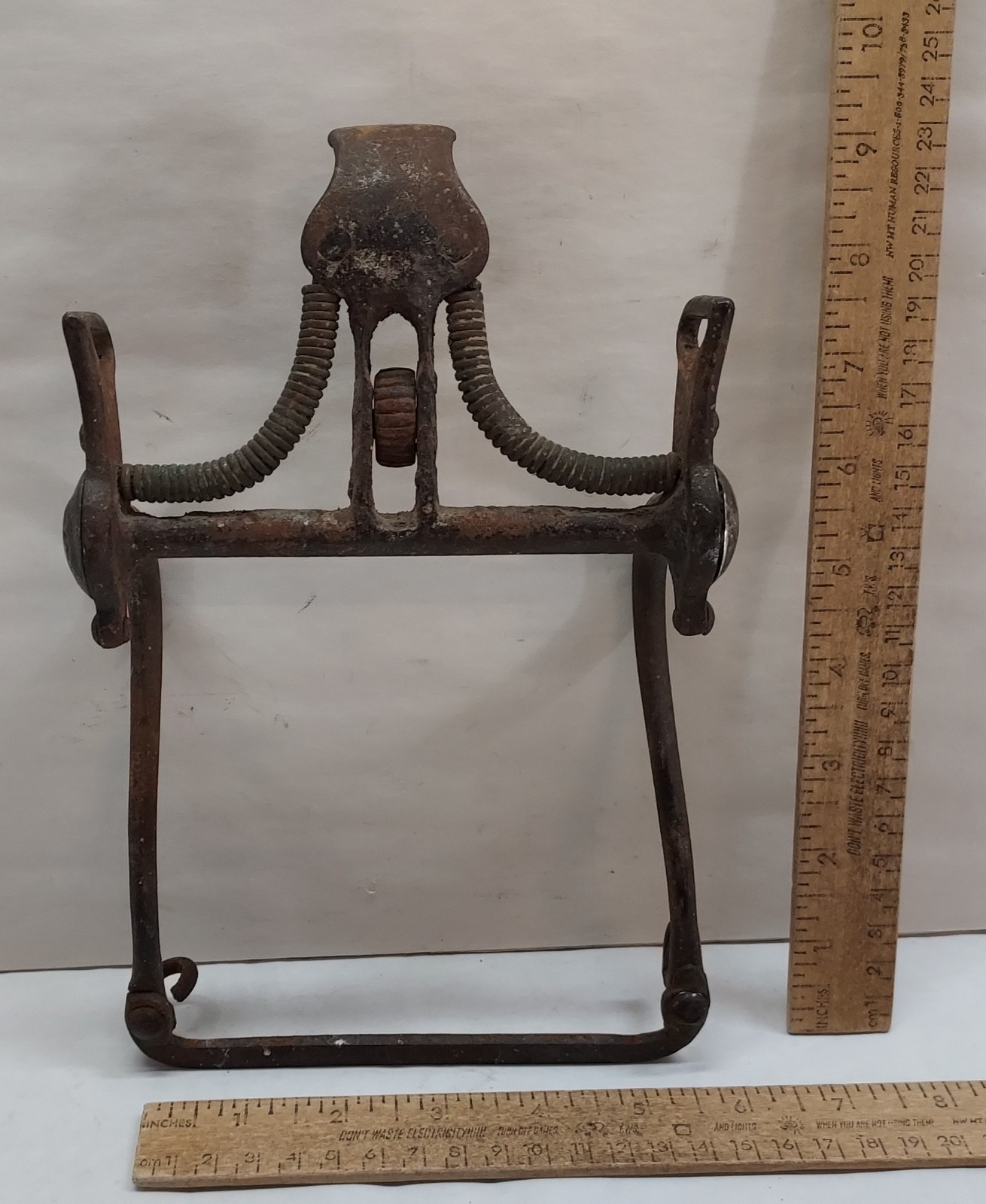 Western Cowboy SPADE HORSE BIT - HOME MADE - AS IS - listing #226267