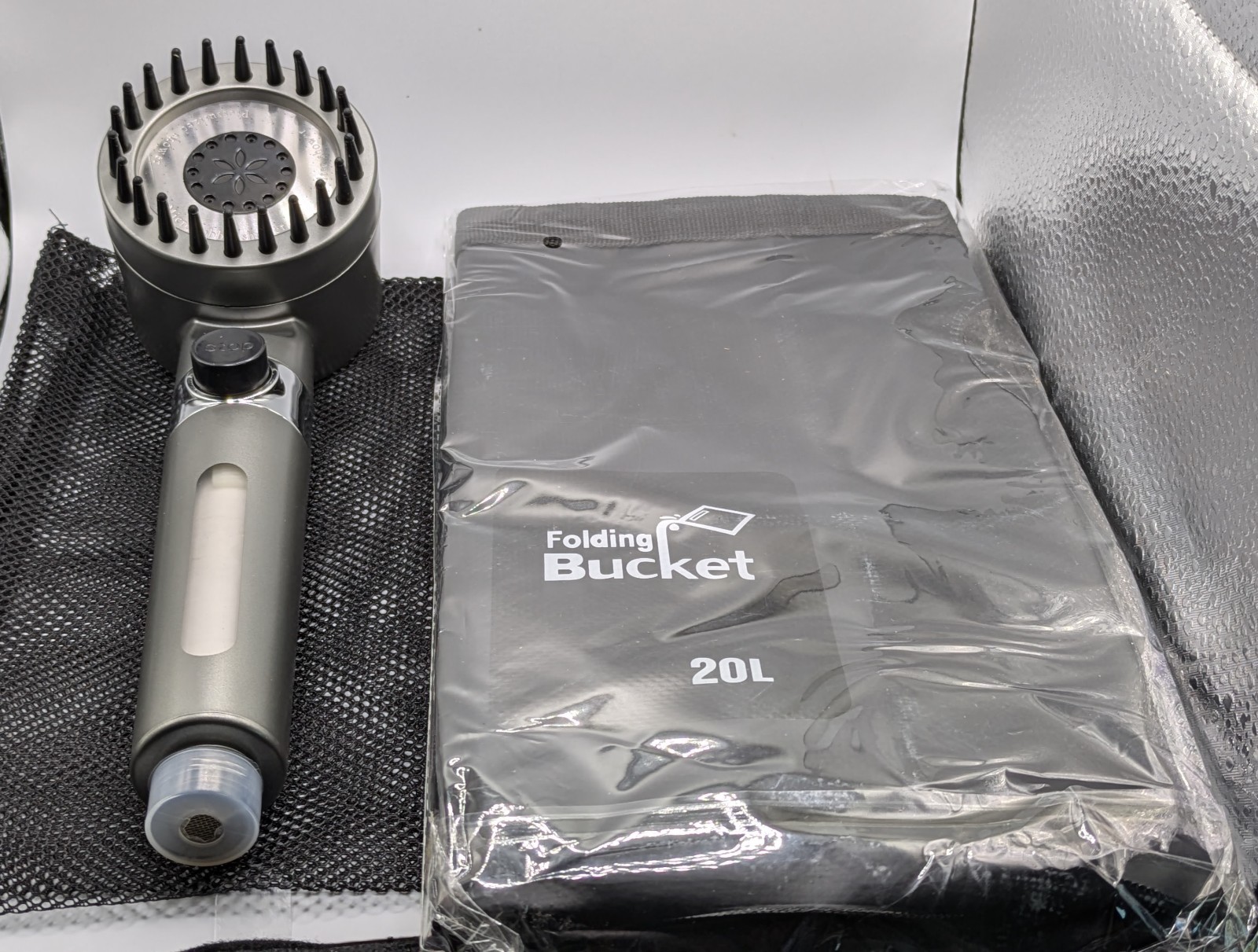 Portable Camping Outdoor Shower New In Box Opened for Photos Read Description