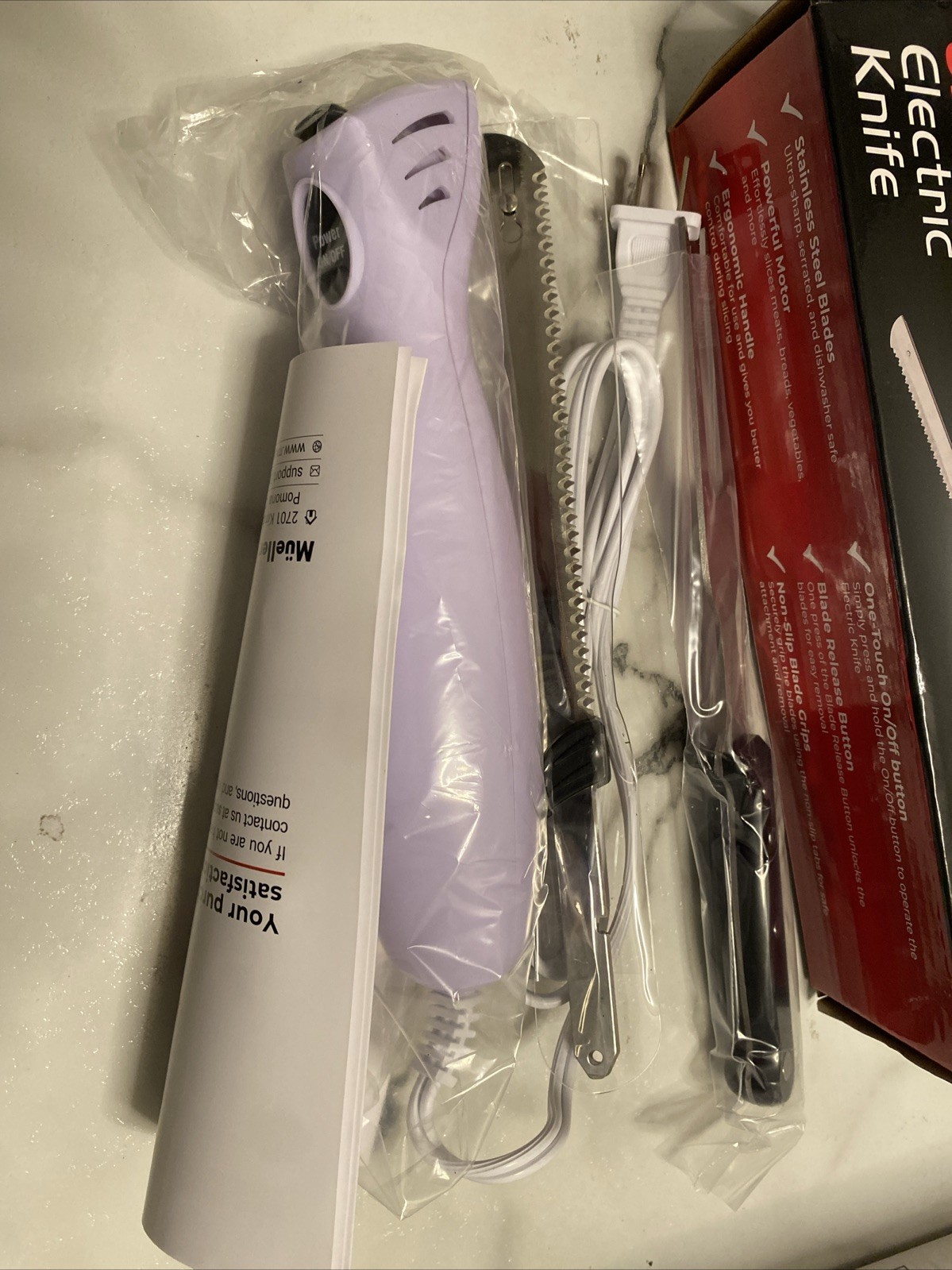 Mueller Ultra-Carver Electric Knife for Carving Meats, Poultry, Bread, Crafting