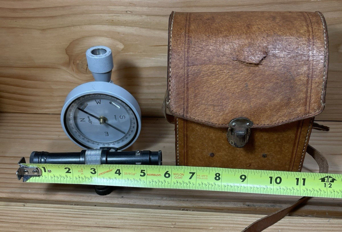 LAFAYETTE Surveyors Compass and 5 3/8" Telescope