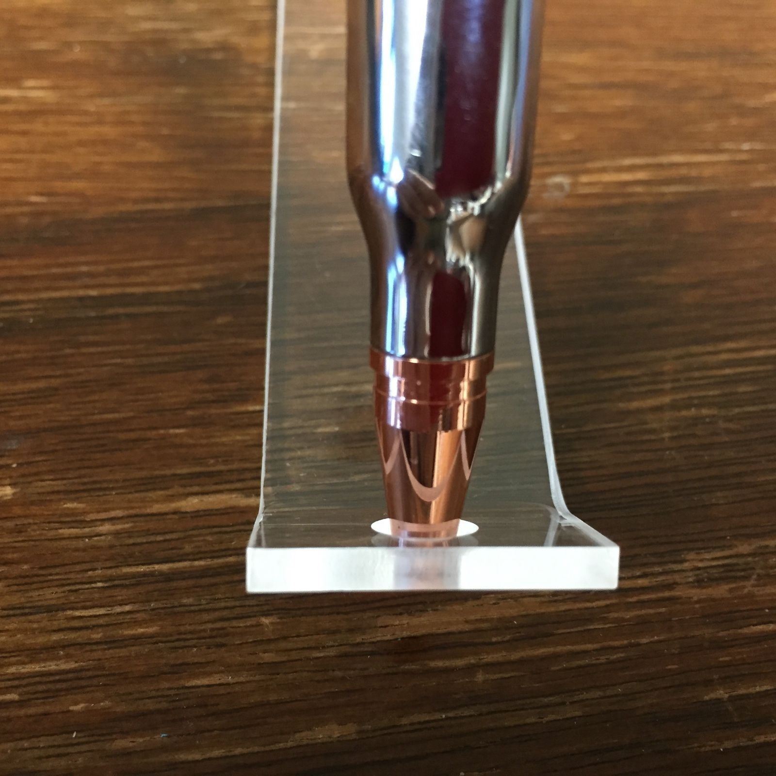 OFFICIAL LICENSED US MARINES Corp Pen with Round Logo Bolt Action Chrome