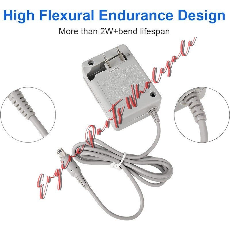 AC Adapter Home Wall Charger Cable Power Plug for Nintendo DSi/ 2DS/ 3DS/ DSi XL