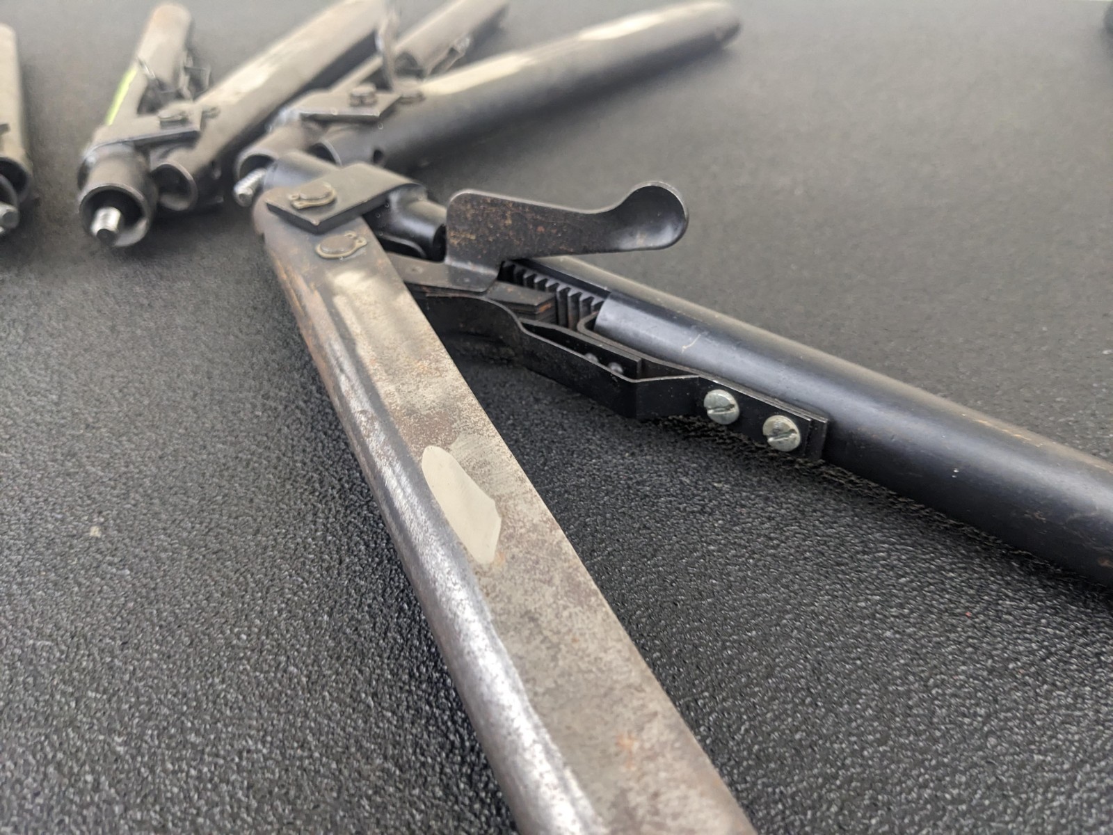 #bl614 Huntington Beach 4pc HBM 122 Rivet Gun Hand Riveter Pulling Aircraft Tool