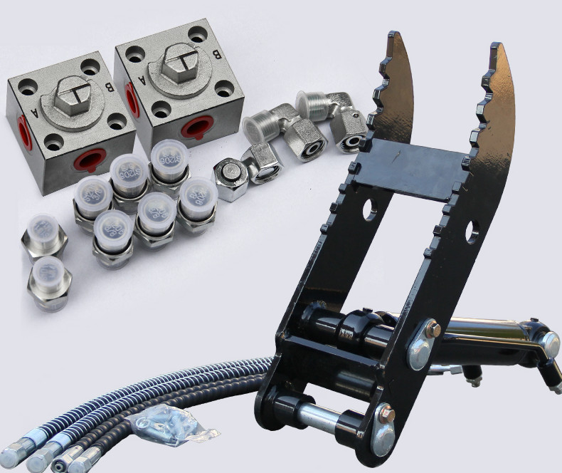 Hydraulic Thumb Clip Clamp Fits For Mini Excavators Small Digger Attachment Kit