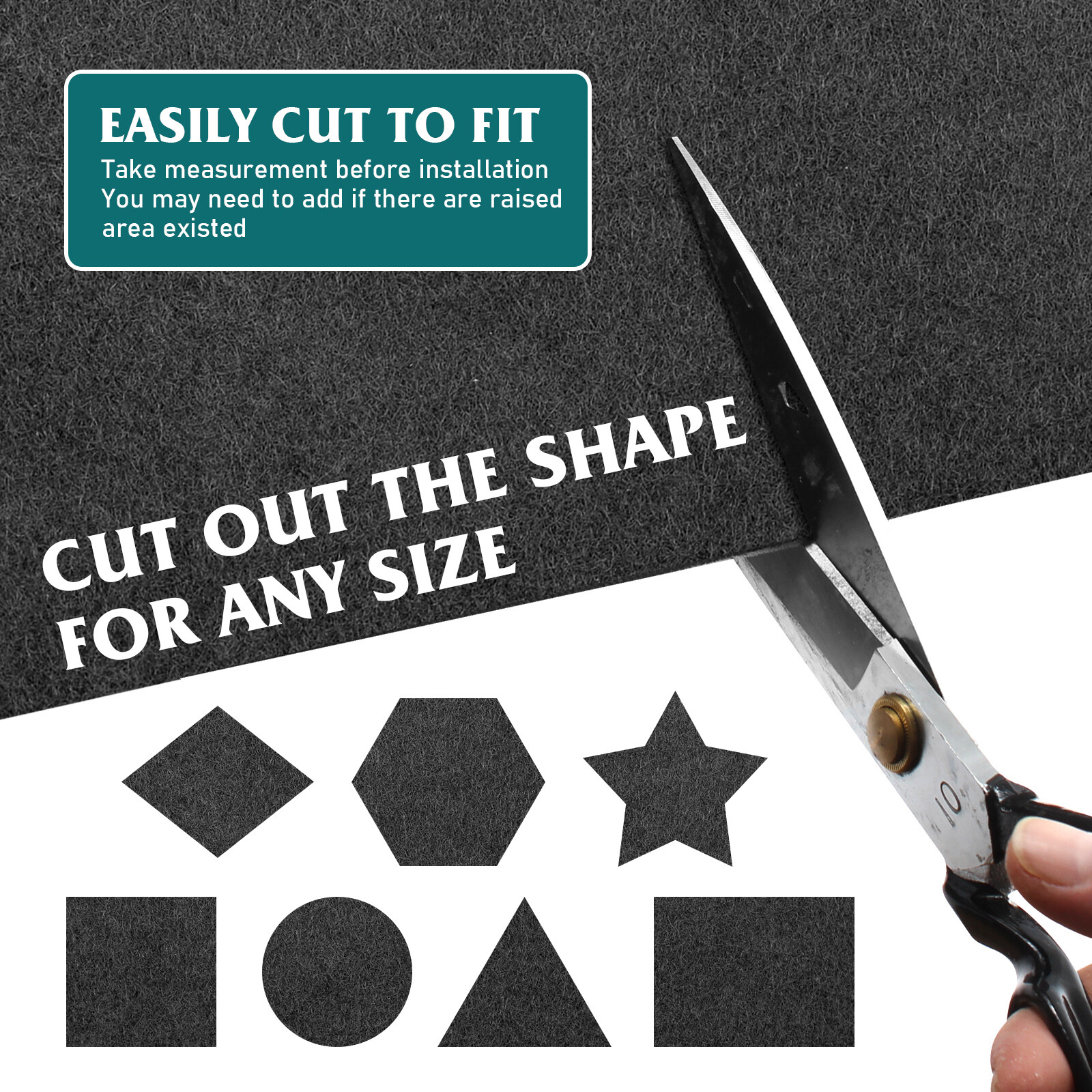 Gray 80"x40" Marine Carpet Marine Grade Carpet for Boats for Outdoor Deck Patio