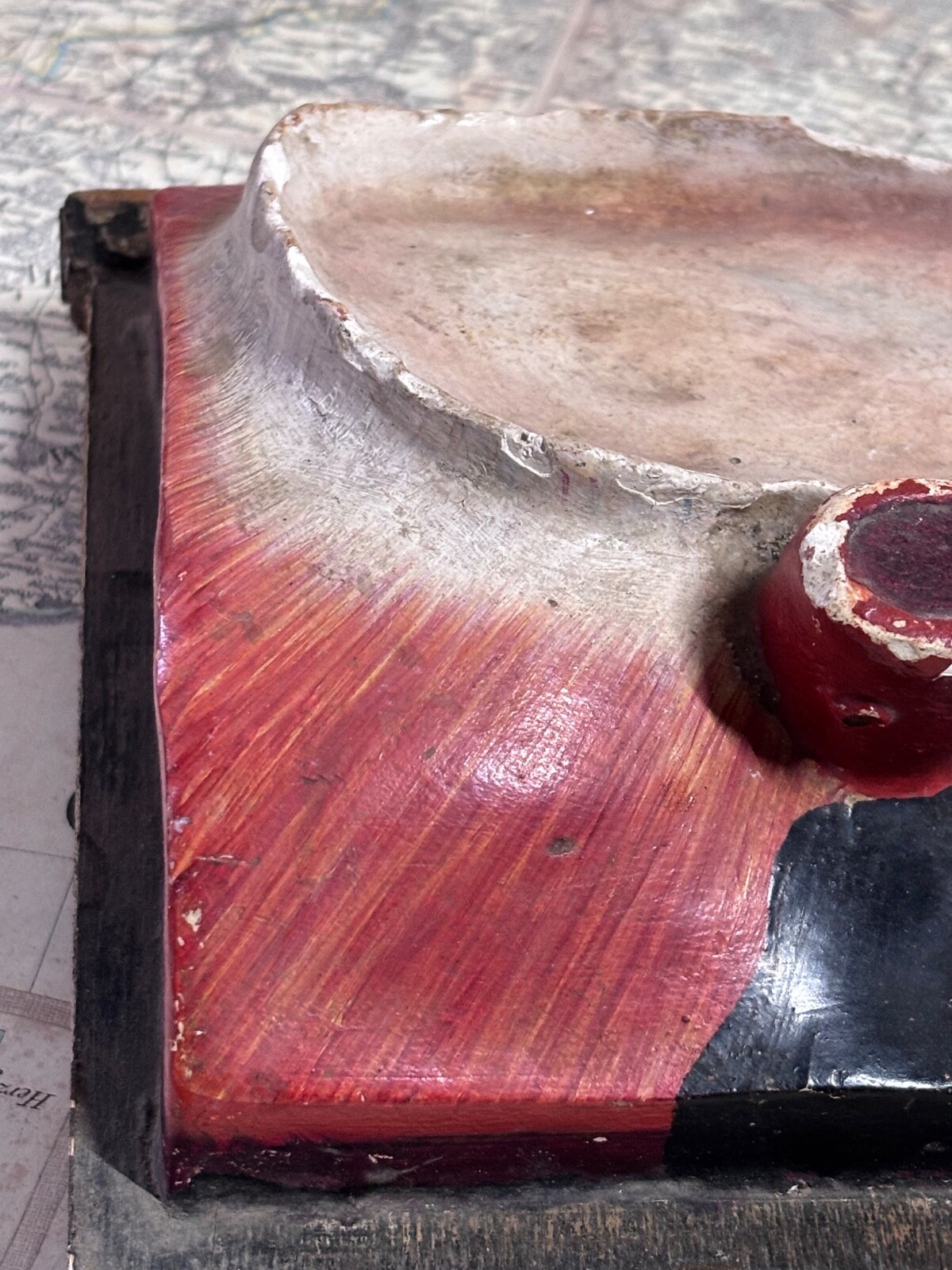 Rare 1930s Soviet Anatomical Model Dissectible Heart & Pelvic Vascular Section