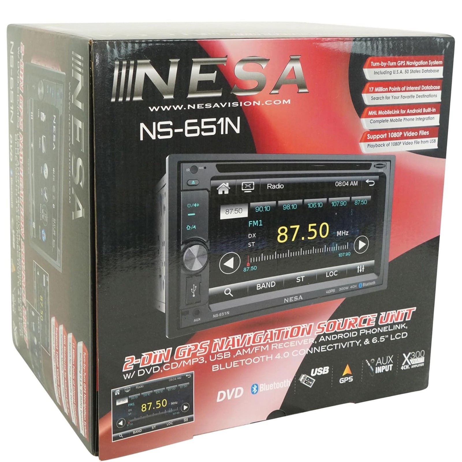 6.5" Screen CD/DVD USB GPS Navigation Car Stereo For 2003-2006 GMC Sierra 1500