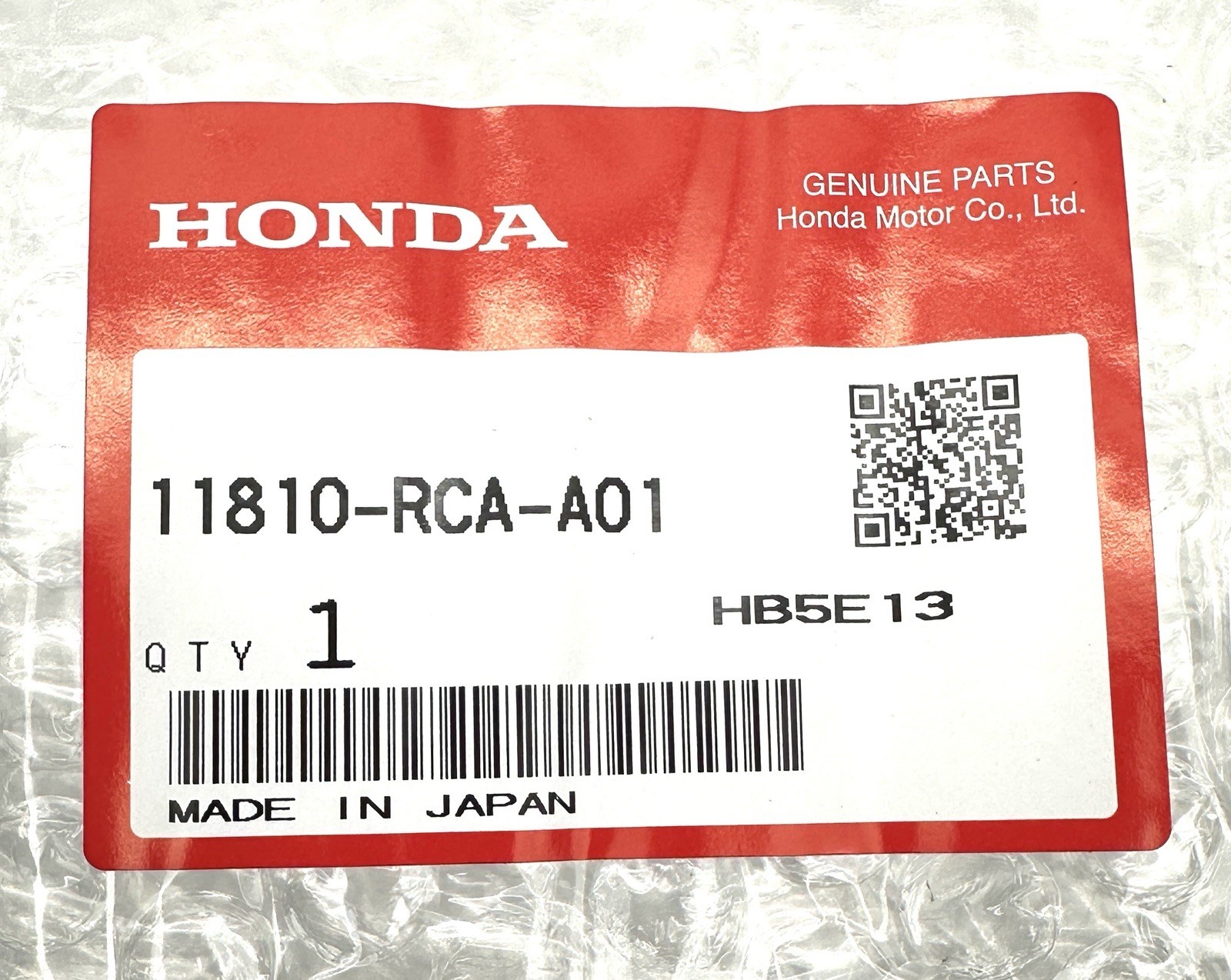 Honda Genuine New Cover Timing Belt Lower 11810-RCA-A01 / 11810-RCA-A00 3.5 V6