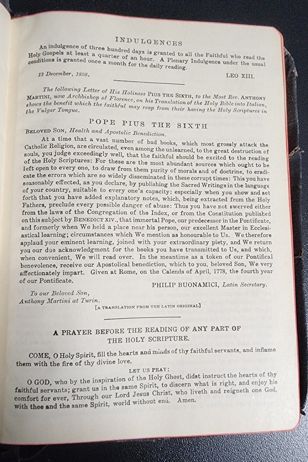 1914 Douay Rheims Holy Bible Catholic John Murphy Baltimore NY Maps Illus
