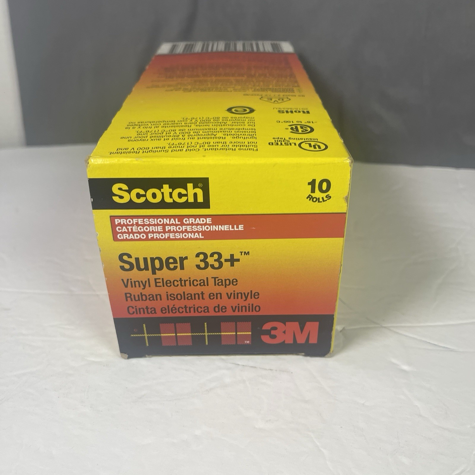 (10 PACK) 3M Scotch Super 33+ Electrical Tape