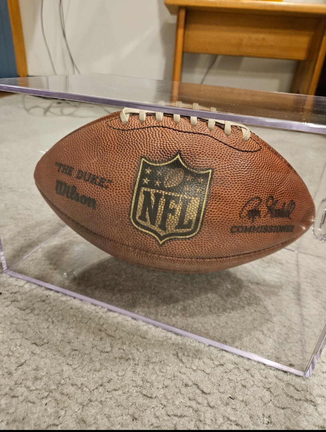 Seattle Seahawks 2008 Game Used NFL "The Duke" Wilson Football