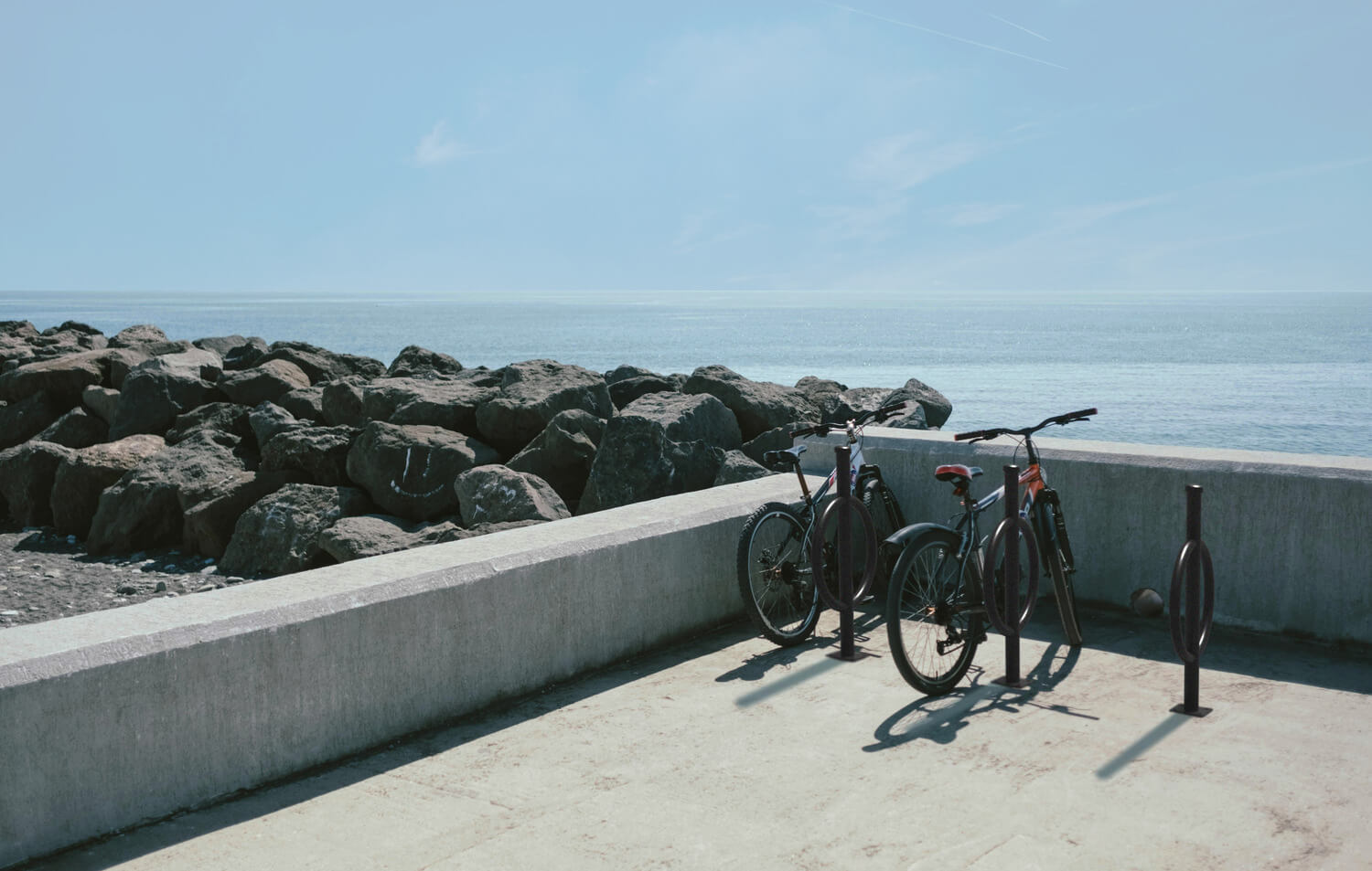 Sandbaggy Commercial Post and Ring Bike Rack - Surface Mount (2 Bike Capacity)