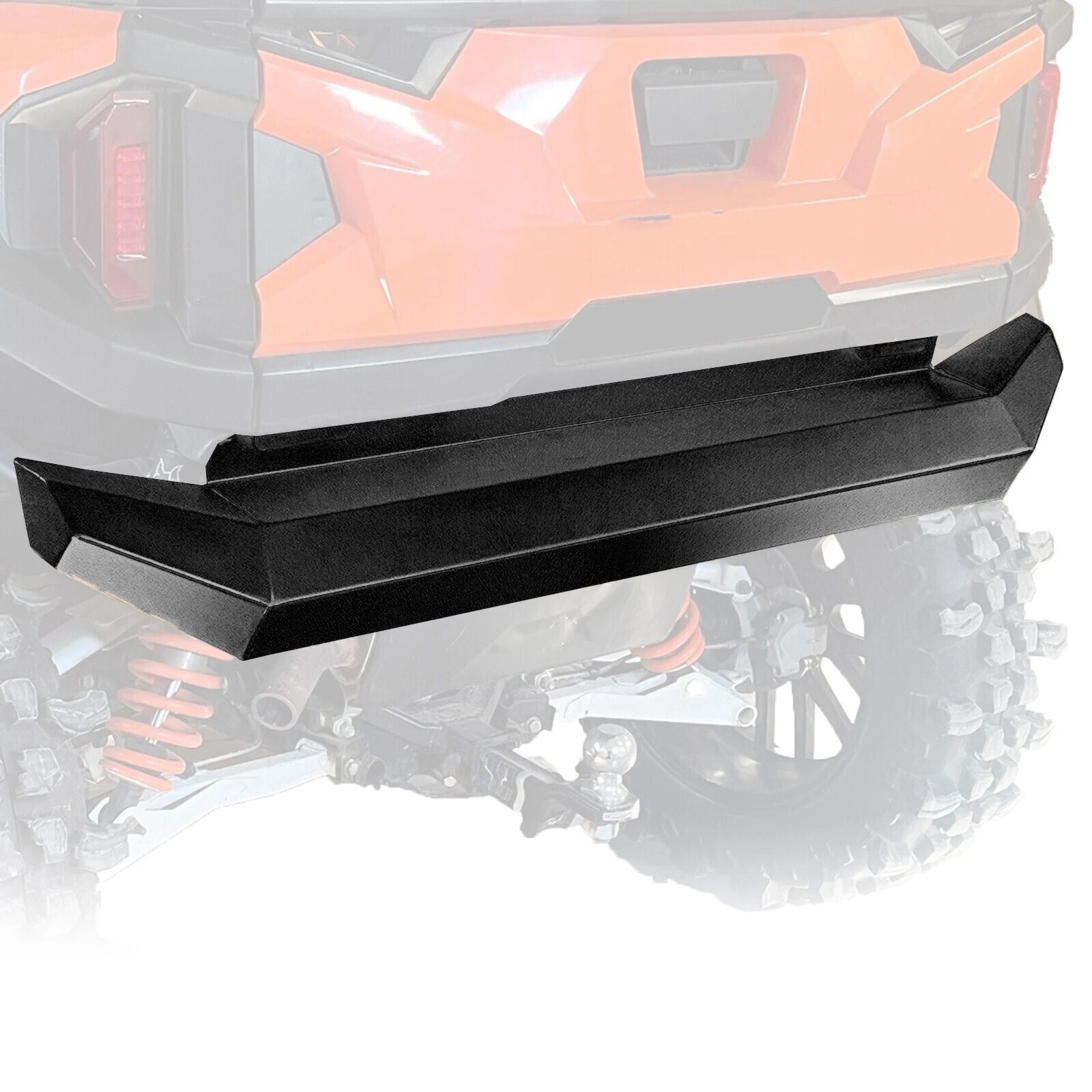 For Polaris General XP 1000 2016-2023 Heavy-Duty Steel Rear Bumper Powder Coated