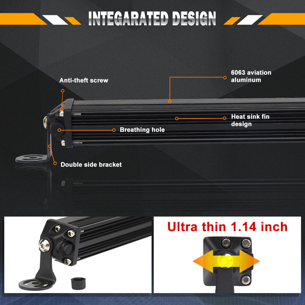 For Kawasaki mule 600 UTV Upper Roof 50" LED Light Bar & 4" Cube Pods + Wire Kit